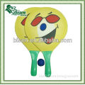 Cartoon beach racket